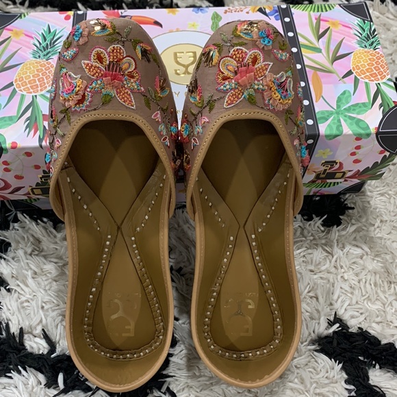 Handmade Fizzy Goblet jutti flat shoes BRAND NEW - Picture 4 of 6
